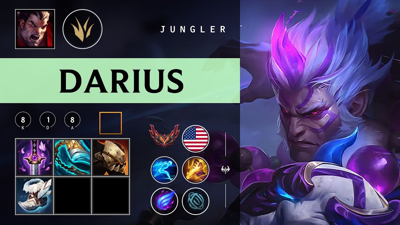 Darius Jungle vs Jax - NA Grandmaster Patch 26.03
