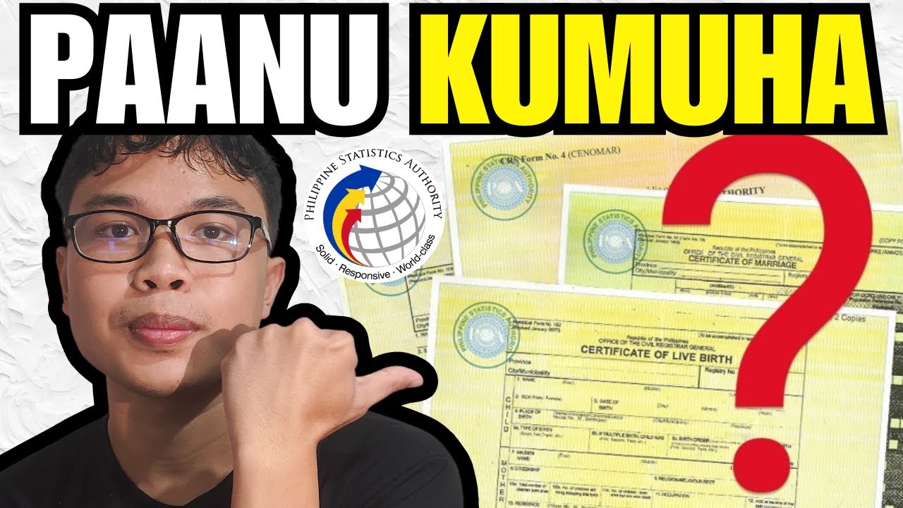 Paano KUMUHA ng Birth Certificate sa PSA Online 2025