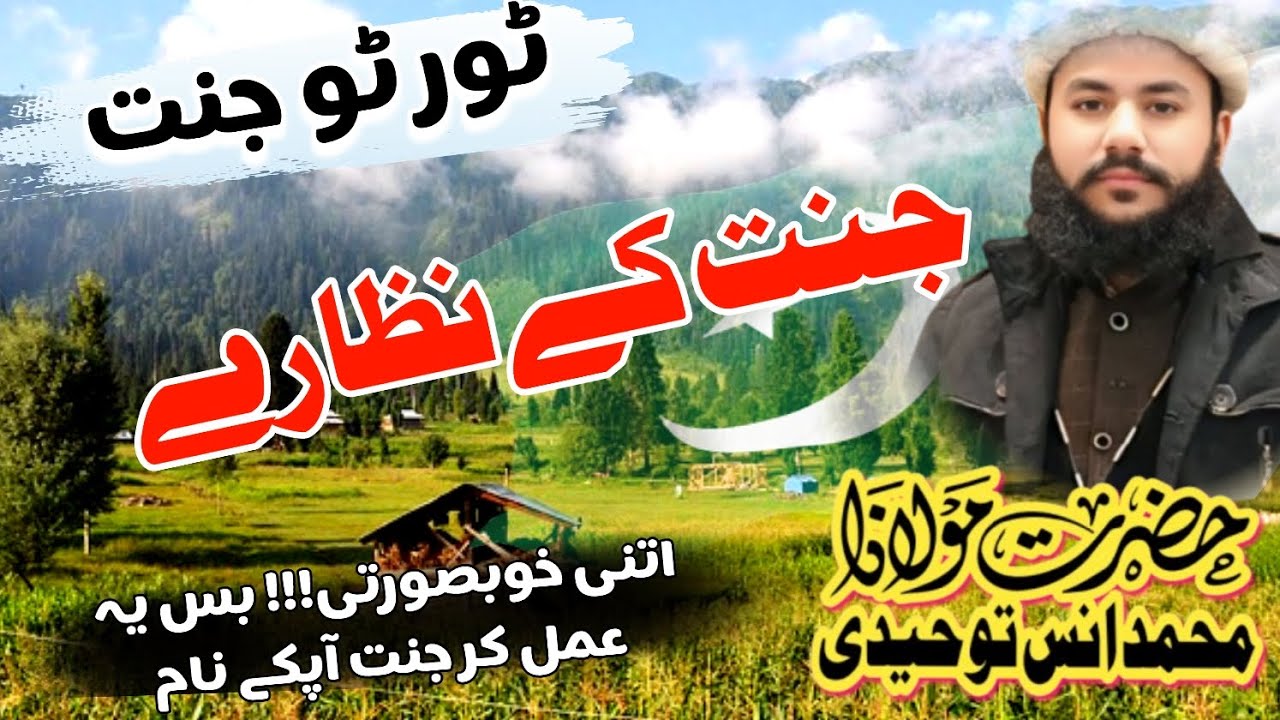 جنت#نظارے#سیر#نعمتیں#بیانات #مولانا محمد انس توحیدی #درس قرآن #islamicstoriesinurduandhindi 