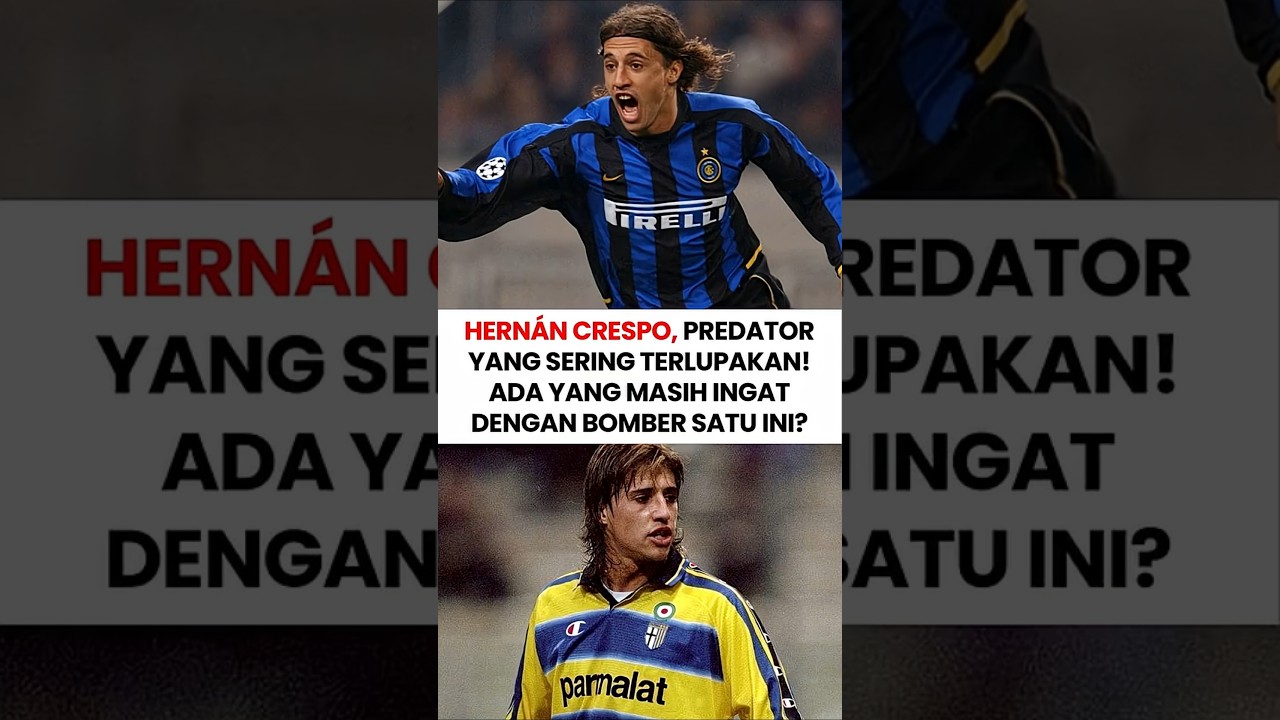 Hern&aacute;n Crespo, predator yang sering terlupakan! ada yang masih ingat #hernancrespo