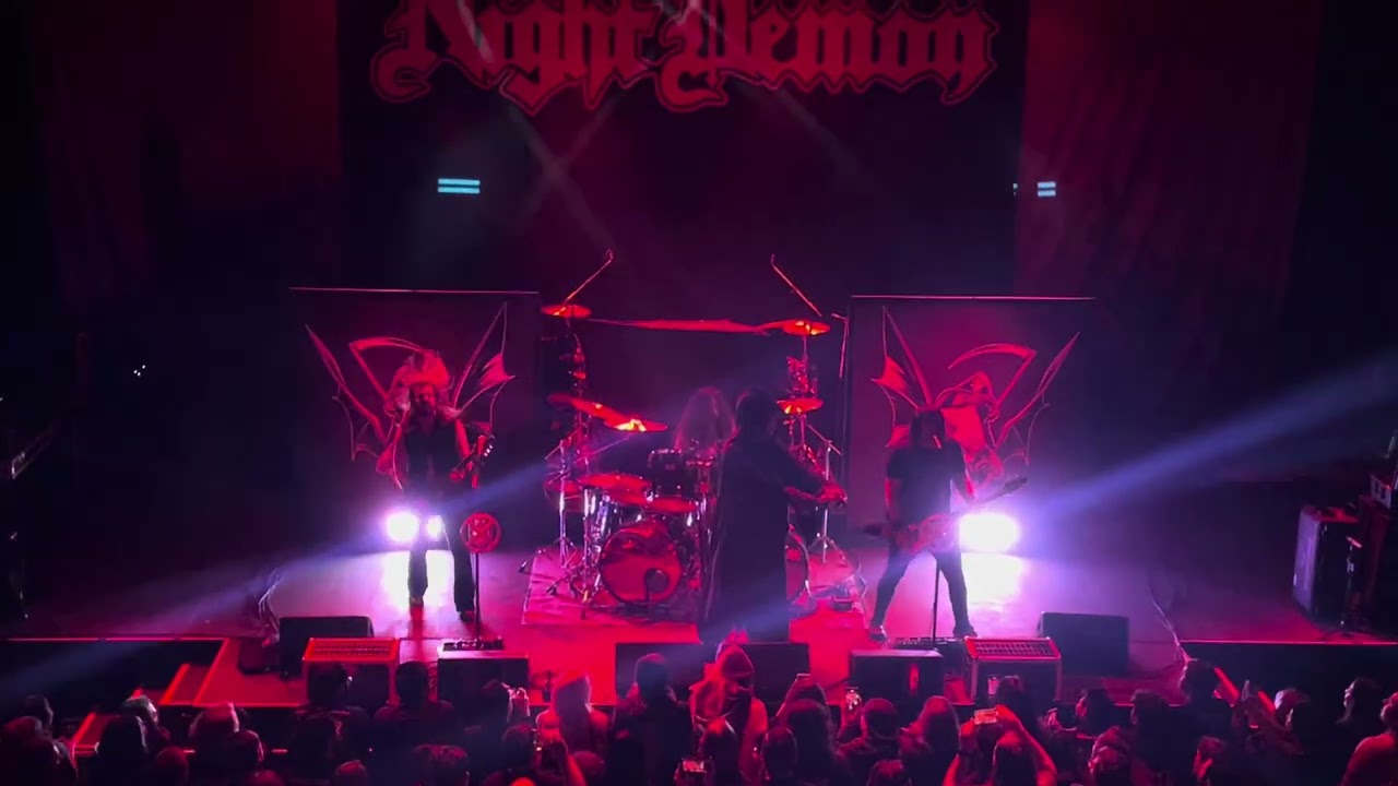 Night Demon perform The Chalice at The Belasco in Los Angeles 4/27/24