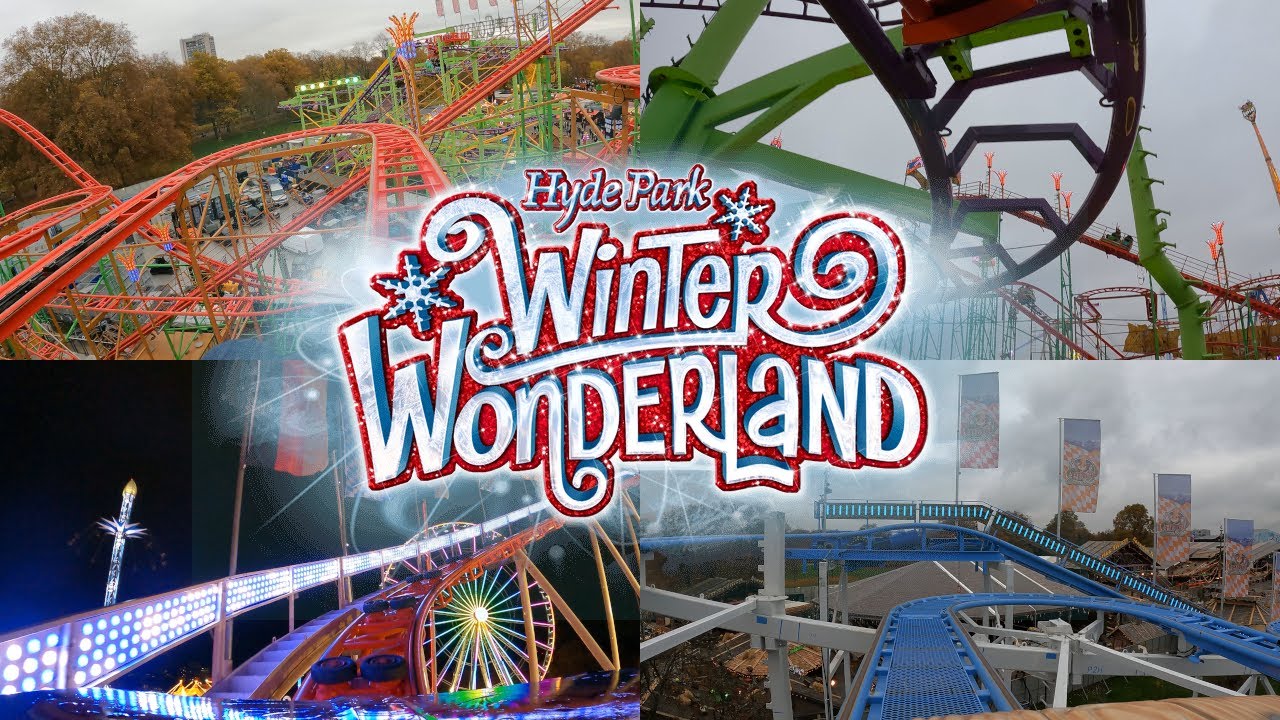 Roller Coasters at Hyde Park Winter Wonderland 2021 | 8 4K On-Ride POVs