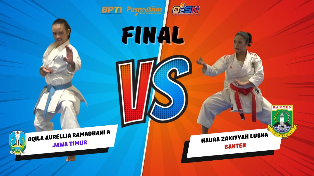 FINAL!! O2SN NASIONAL 2025 // HAURA ZAKIYYAH LUBNA (BANTEN) VS AQILA AURELLIA RAMADHANI (JATIM)