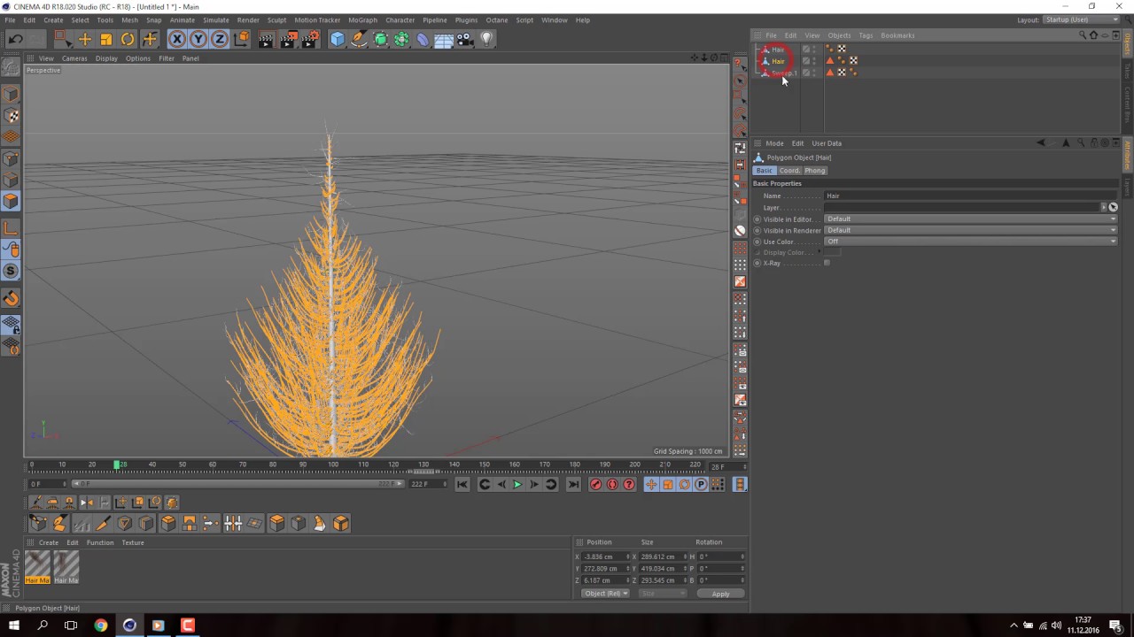 Cinema 4d Modelling Tree