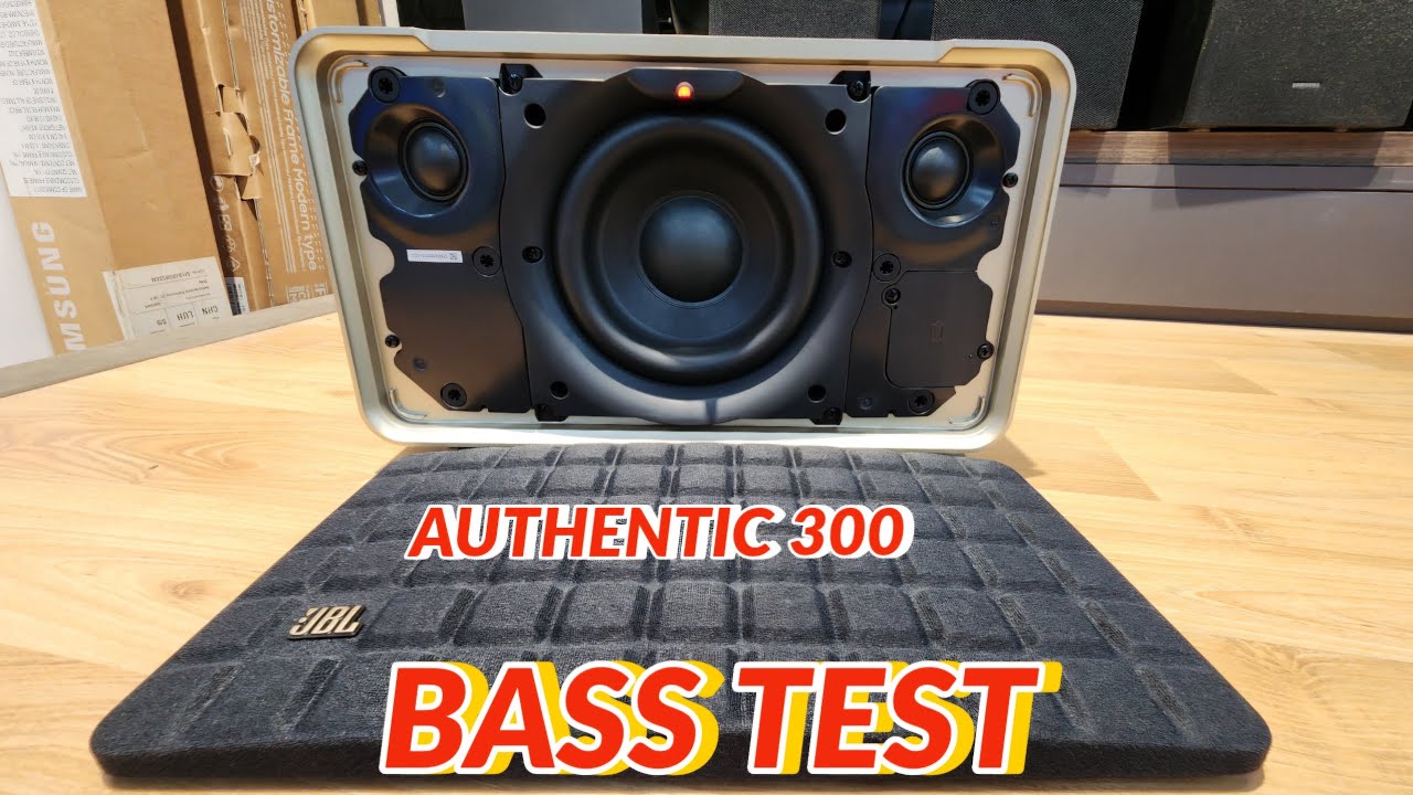 JBL AUTHENTIC 300 BASS TEST