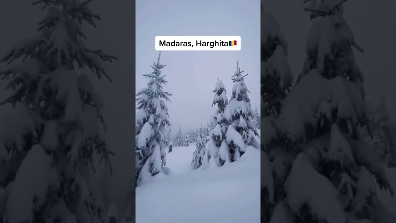 Aici gasesti zapada din belsug si muulta liniste❤️ in Romania frumoasa❄️ #shorts #zapada #iarna