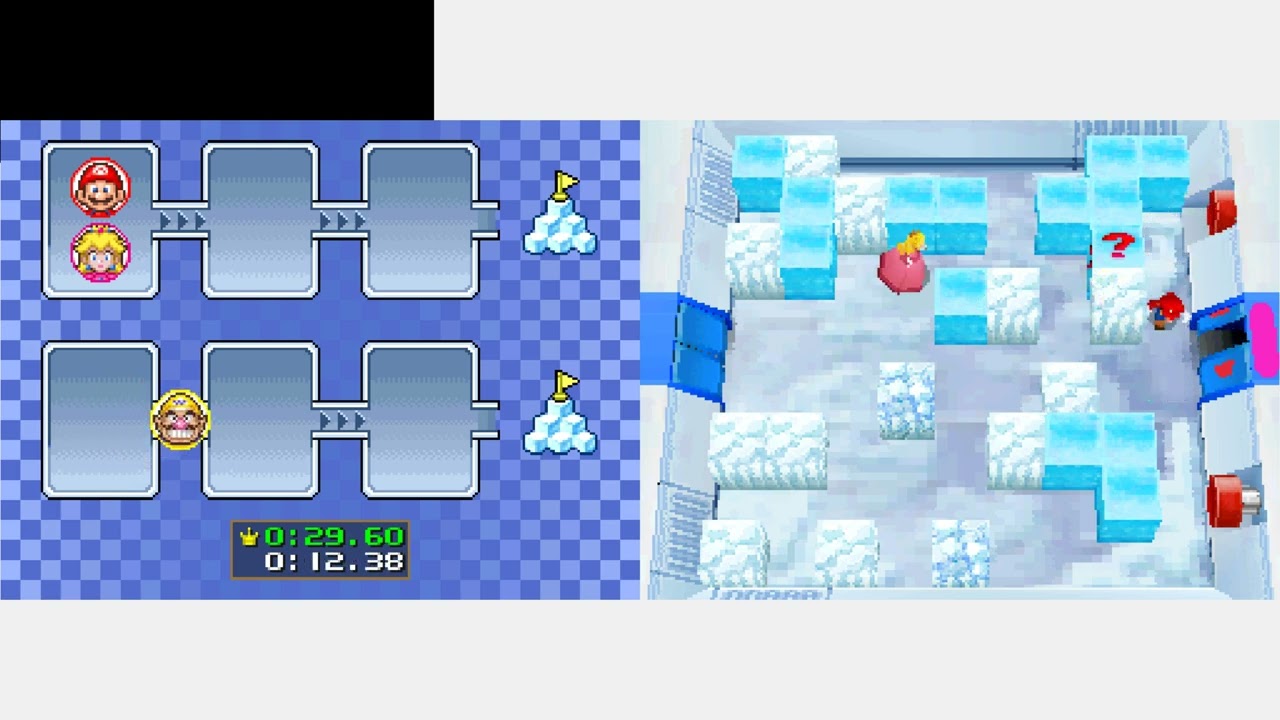 Cube Crushers Mario Party DS 2v2 Minigame
