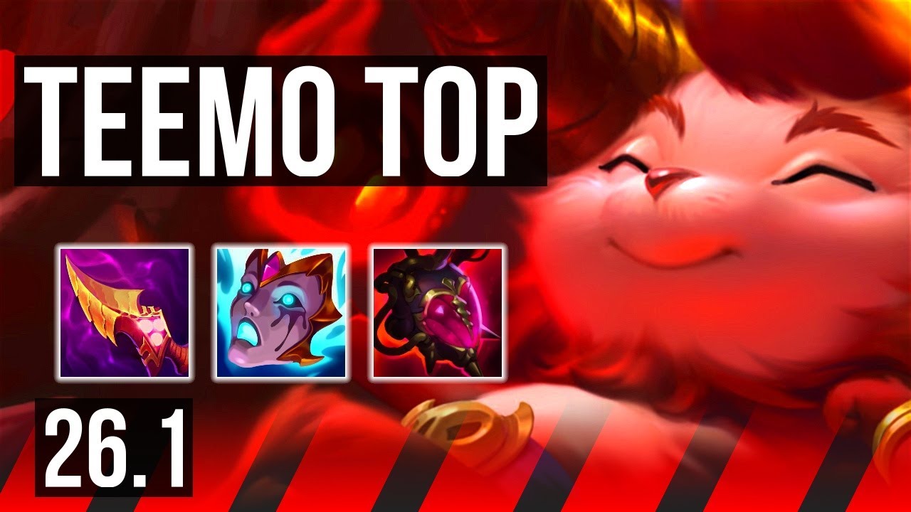 TEEMO vs YASUO (TOP) | KR Grandmaster | 26.1