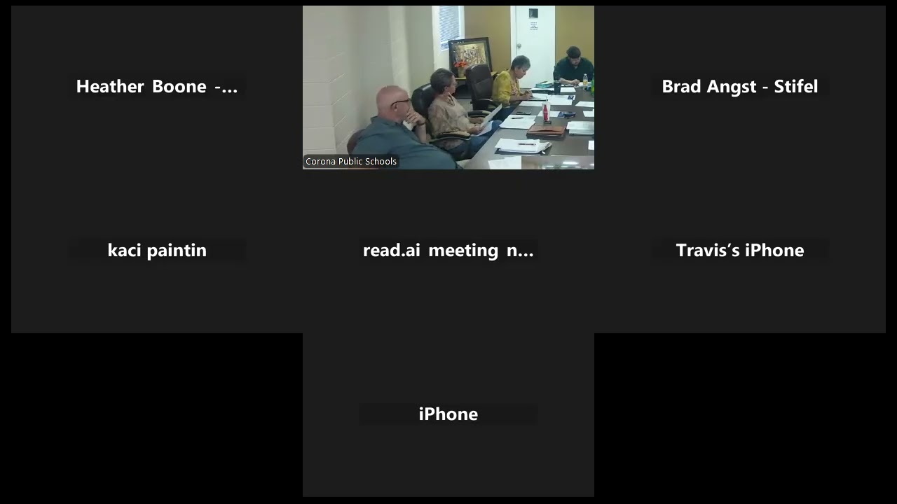CPS Regular Board Meeting August 13, 2025