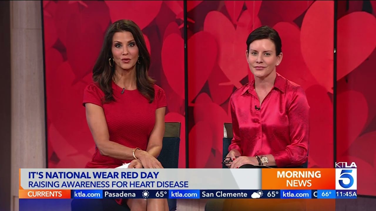 Betsy Hart Discusses Women’s Cardiovascular Health on KTLA for Wear Red Day