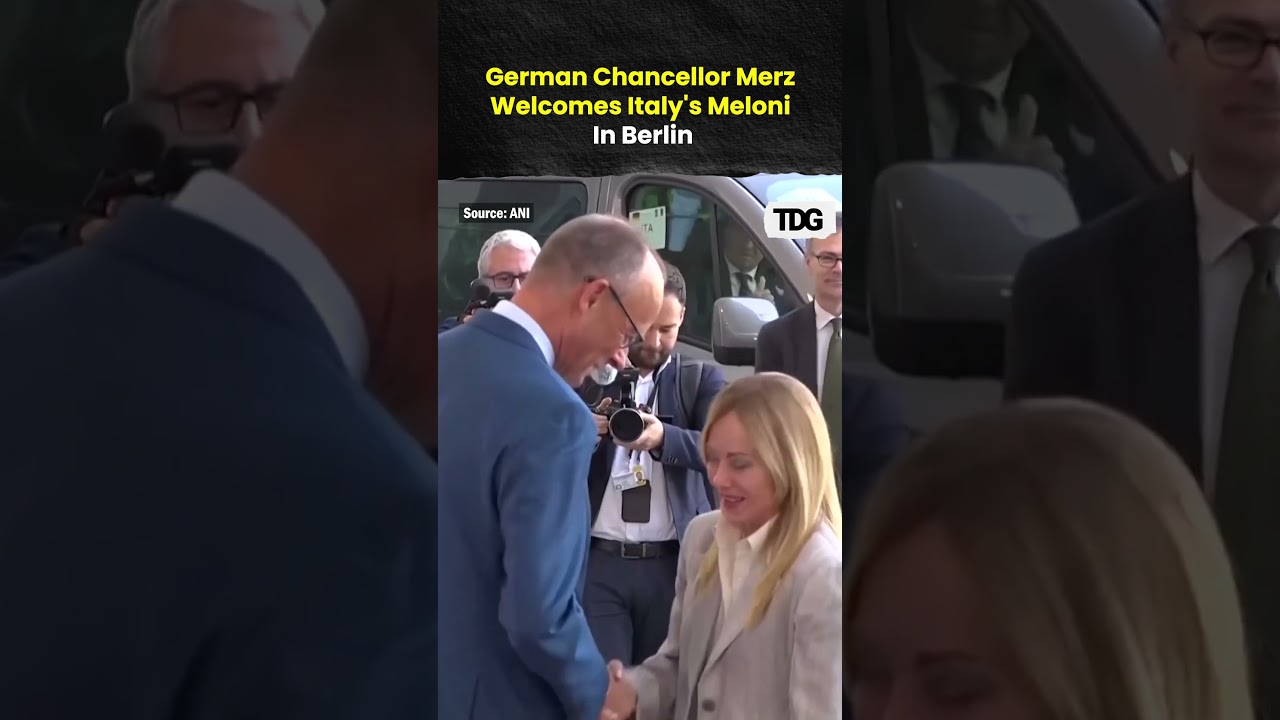German Chancellor Merz Welcomes Italy's Meloni In Berlin | Key Talks On Europe, Economy And Security