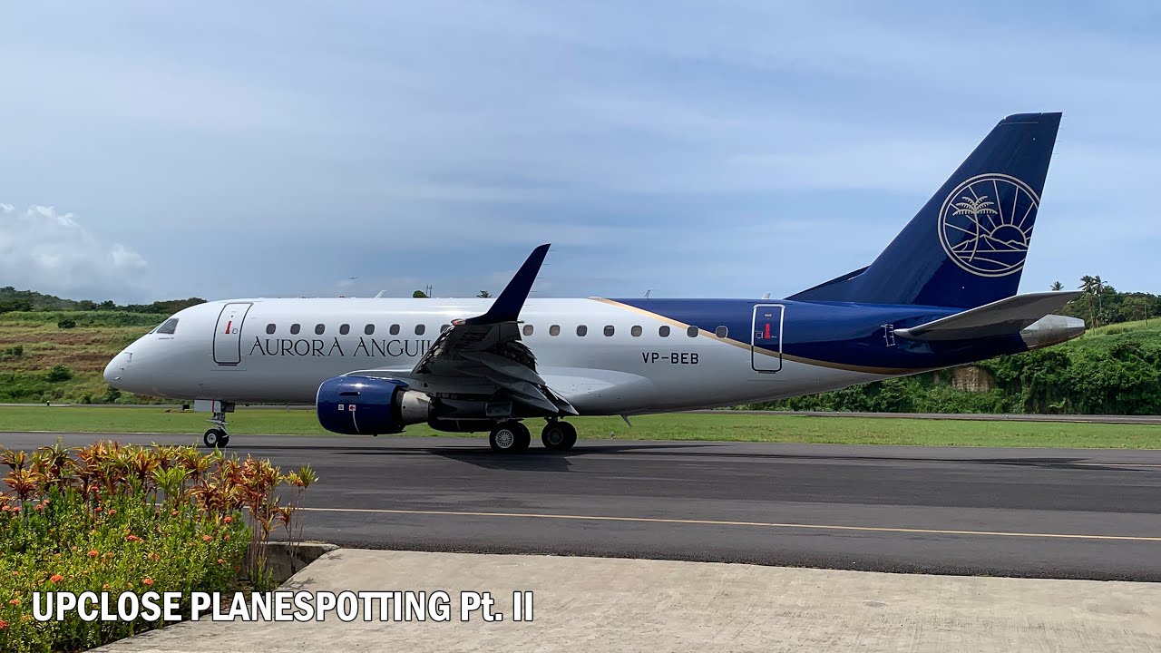 (4K) | PLANESPOTTING DOMINICA || AT76 - AT45 - AT46 - GLEX - SW4 - E175 - E170 | ISLAND AVIATION