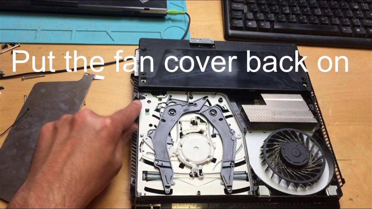 PS4 Slim Overheating Fix - Fan & Heatsink Clean - In Real Time