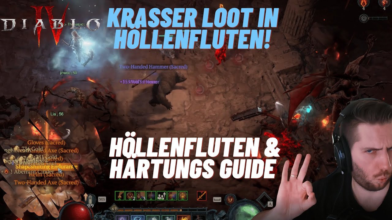 Diablo 4 - Höllenflut & Härtungs Guide - SO FARMT IHR IN HÖLLENFLUT MASSIG ITEMS!