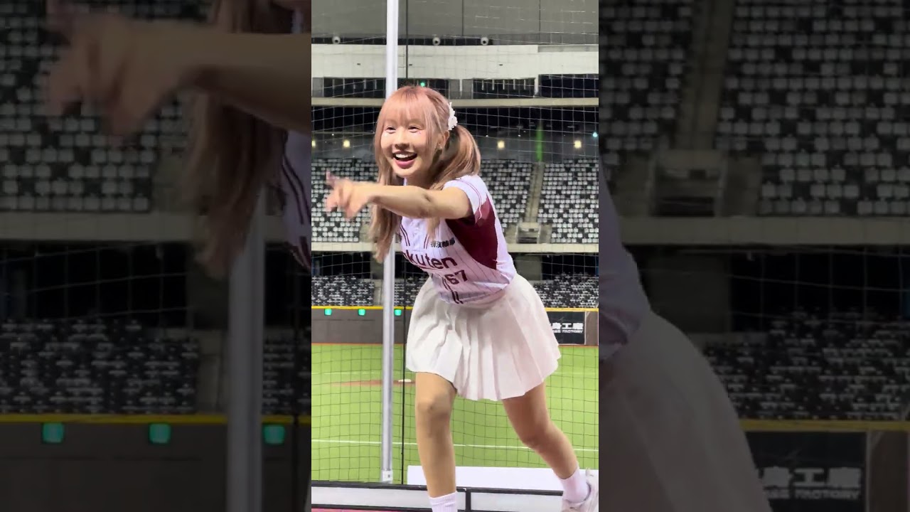 🗓️2025.08.13 📷崔荷潾Cam 🏟️台北大巨蛋 ⚾️8局下 🎶勇敢樂天 ⚾️8局下半 🎶球員應援：陳晨威、林立、林智平 #崔荷潾⁶⁷ #樂天女孩 #RakutenGirls 