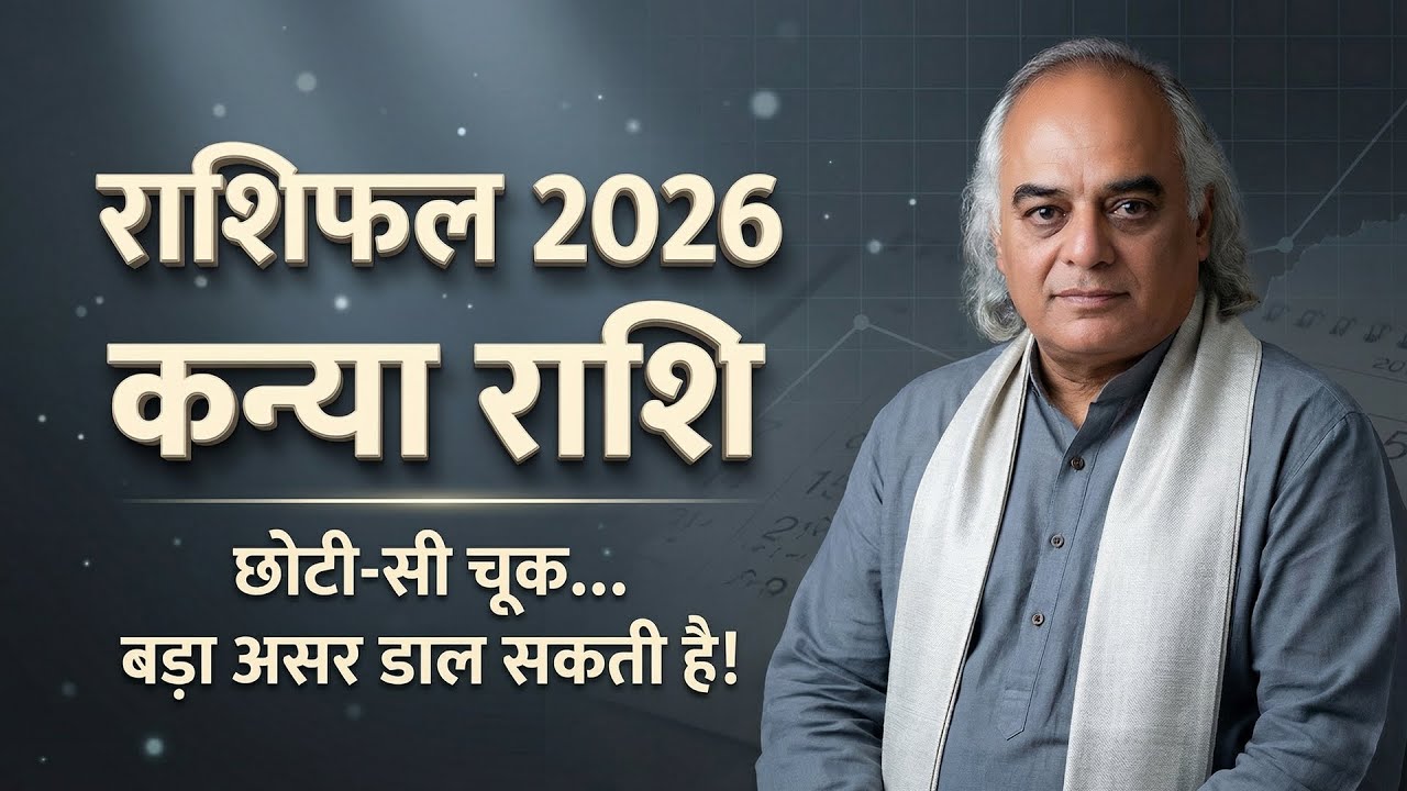 Kanya Rashi (Virgo) Rashifal 2026 – Health, Career aur Paisa Me Bade Badlav | Pt. Ajai Bhambi