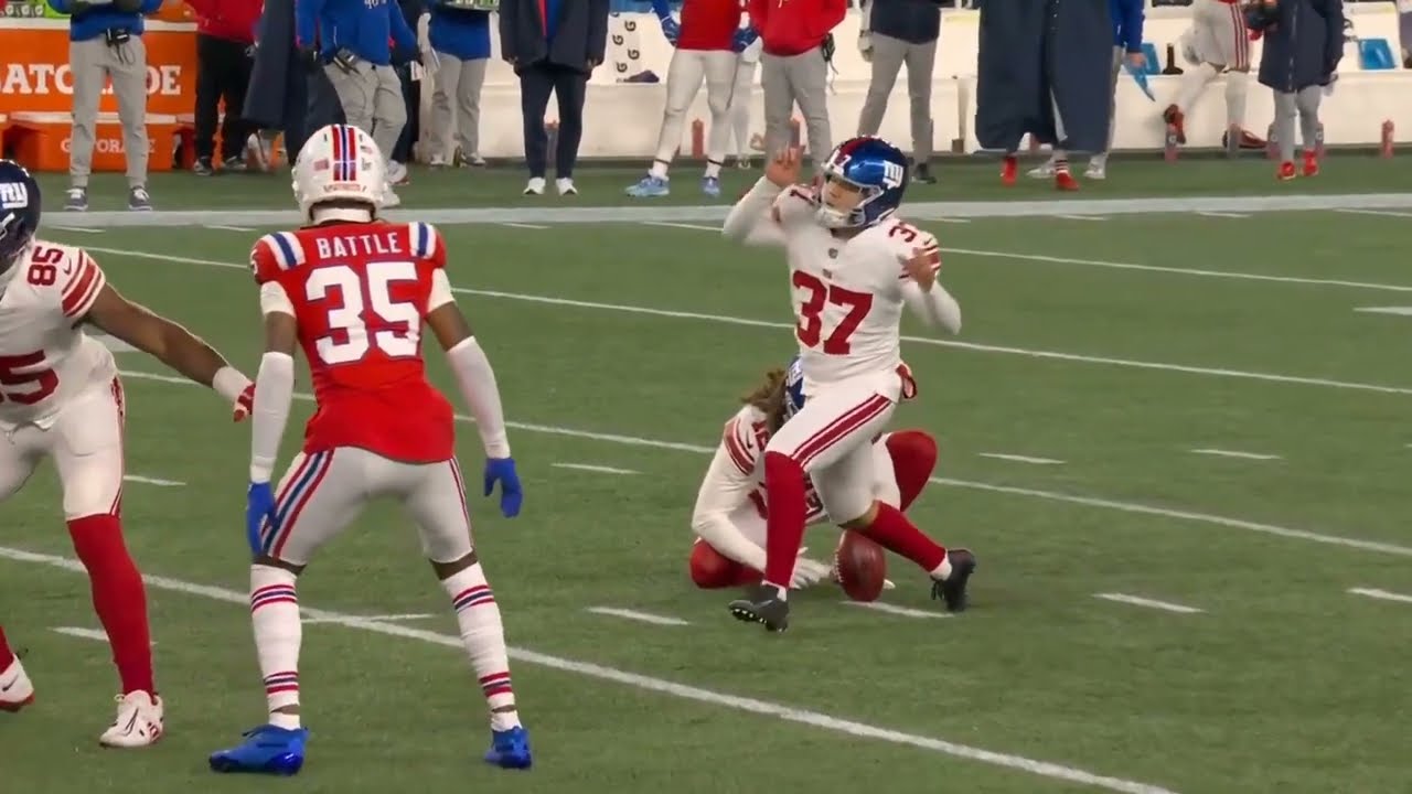 NYG/NE: Embarrassing Botched Younghoe Koo FG attempt that sums up the 2025 Giants season 12/1/25
