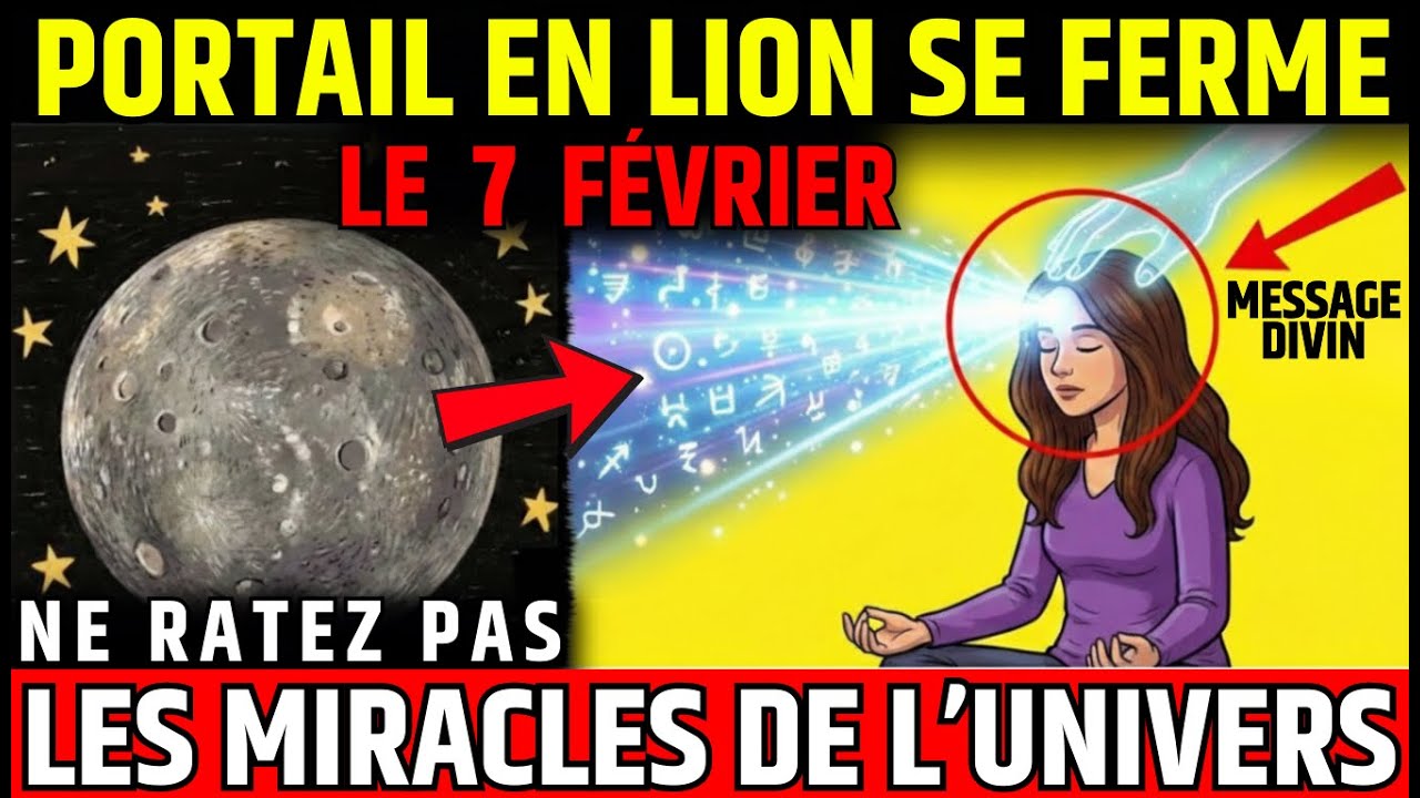 ATTENTION ! Portail de la Pleine Lune en Lion se ferme le 7 février — Ne Ratez Pas ce Moment
