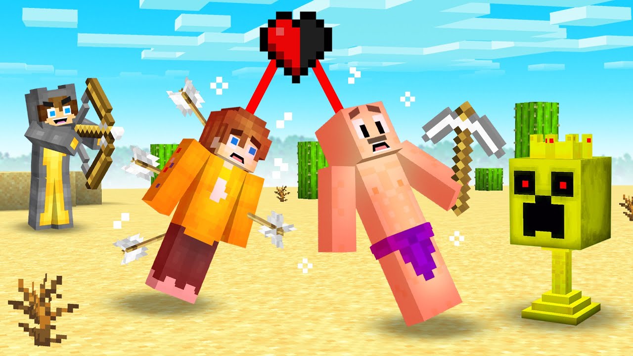 Minecraft Hunter vs 2 Speedrunners, But They Share Everything...