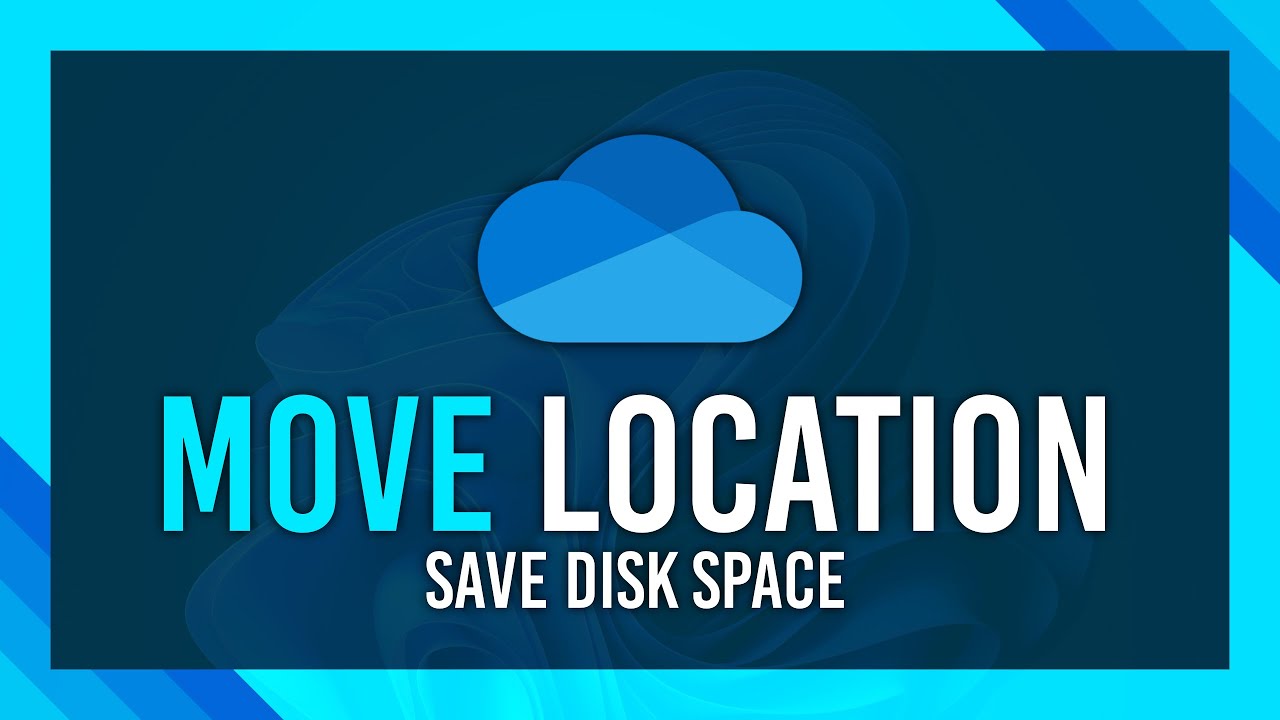 Переместите папку OneDrive на другой диск | Экономьте место на диске!