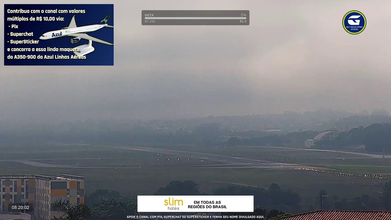 SBGR 10R LIVE - Aeroporto Internacional de São Paulo AO VIVO - GRU Airport - 14/03 Noite