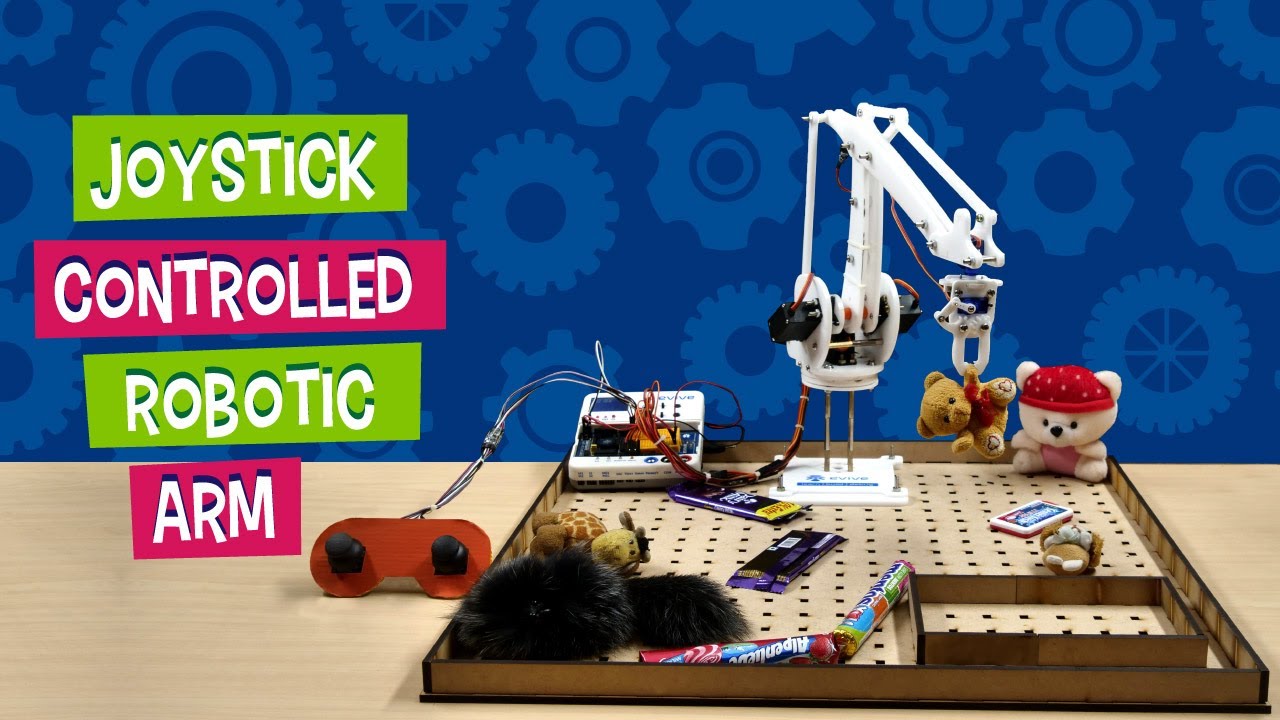 Make a Joystick Controlled Robotic Arm - DIY Claw Machine | DIY Projects