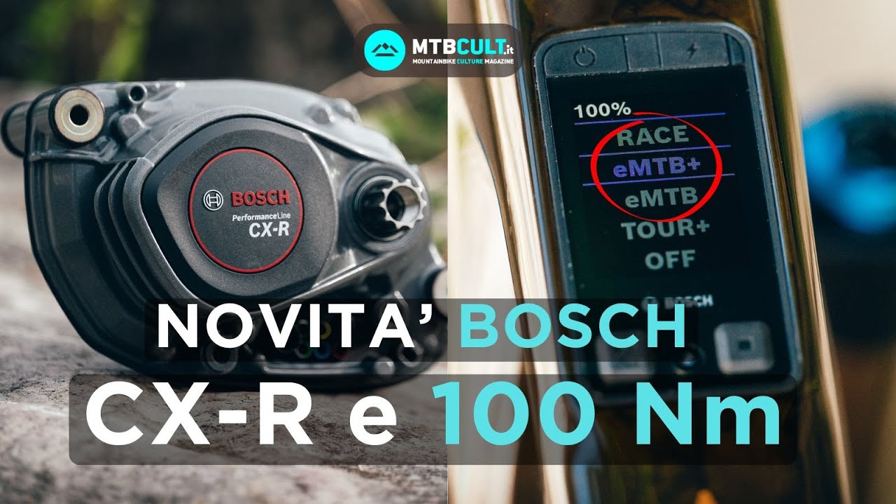 Novità Bosch: 100 Nm e CX-R