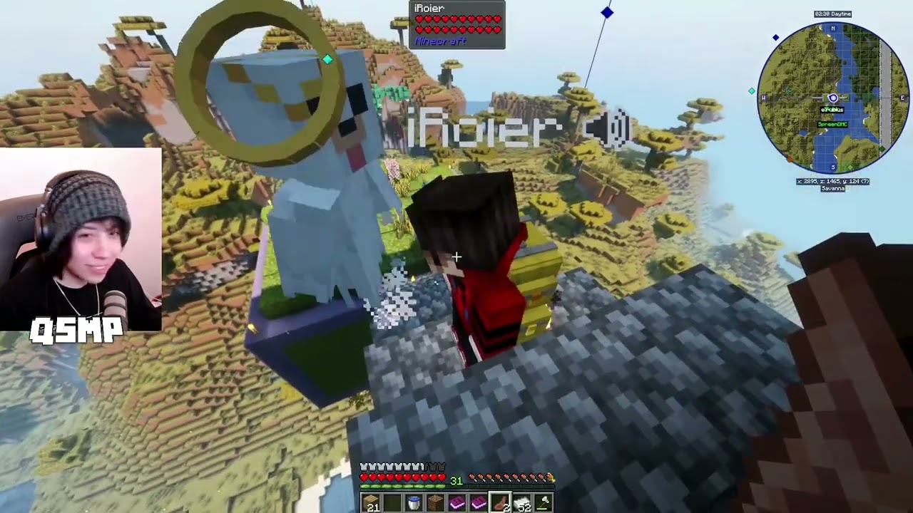 La reacción de QUACKITY cuando RUBIUS trollea a ROIER 😂🤣 QSMP