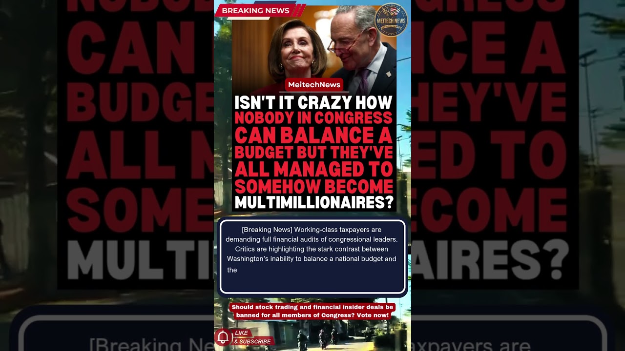 🛑 Follow The Money How Do Broke Politicians Become Multimillionaires #Shorts #Washington #GOP