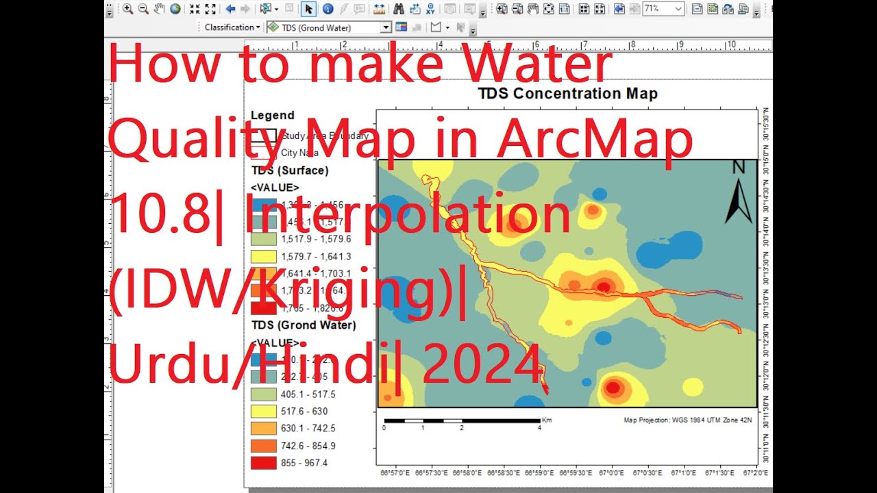 Water Quality Mapping in ArcGIS: IDW vs. Kriging Interpolation Techniques #arcgis  #gis #idw