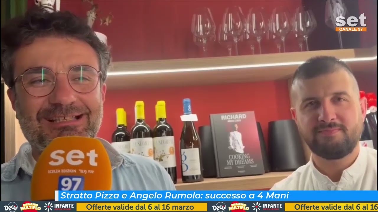 Stratto Pizza e Angelo Rumolo: successo a 4 Mani