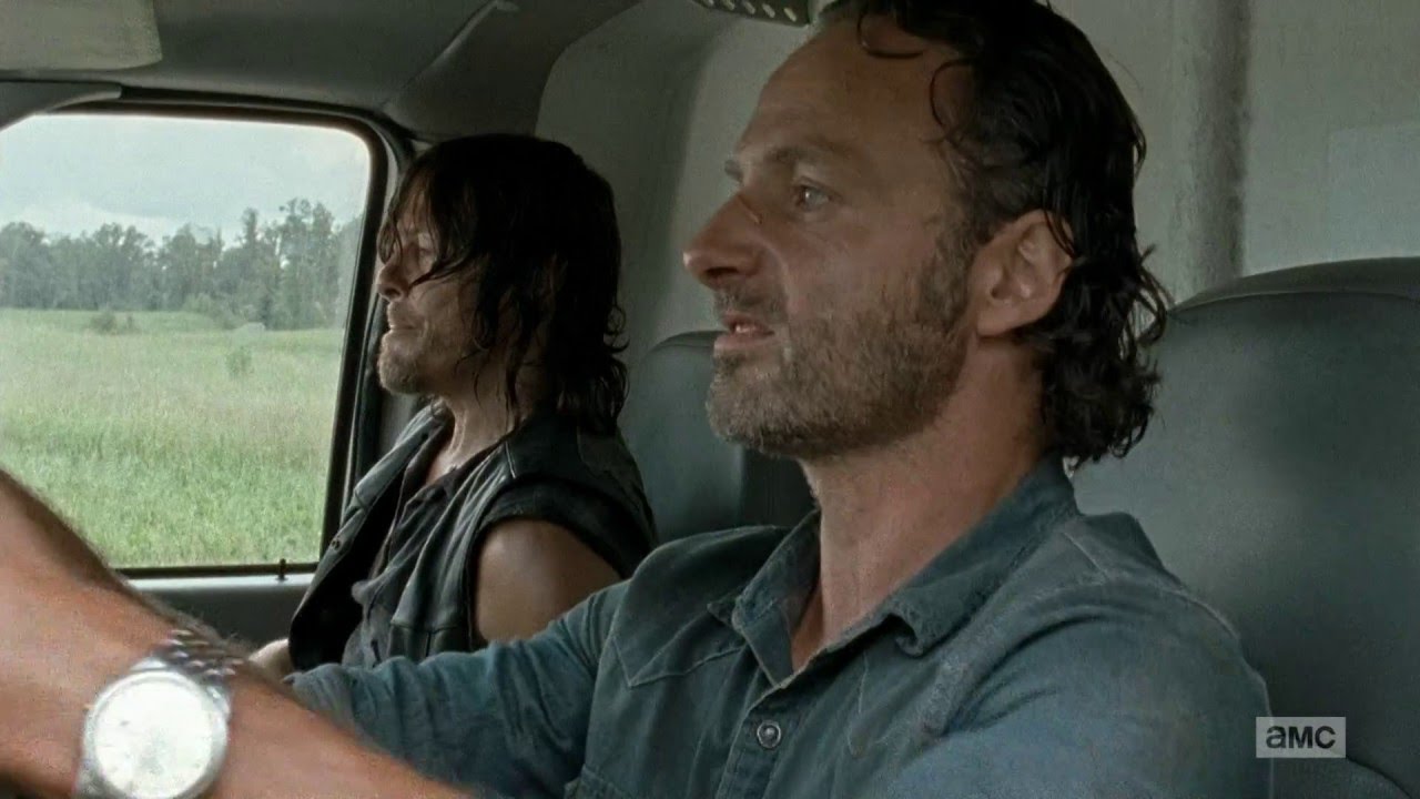 Daryl and Rick chase Jesus (with Benny Hill Theme Song is HILARIOUS!!!)
