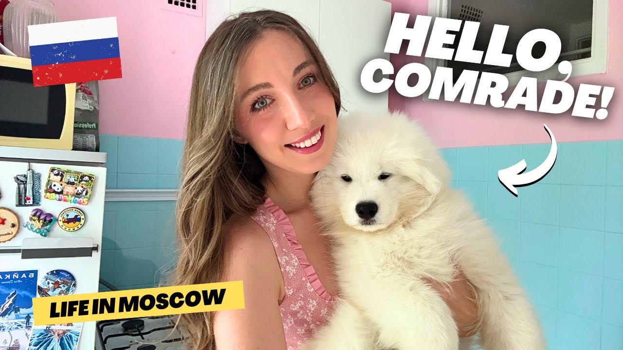 First Time Seeing my RUSSIAN DOG 🇷🇺 | Russia Vlog