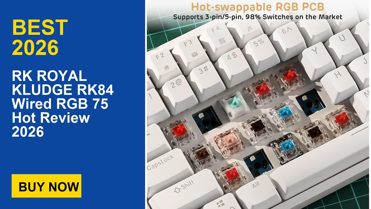 RK ROYAL KLUDGE RK84 Wired RGB 75 Hot Review 2026