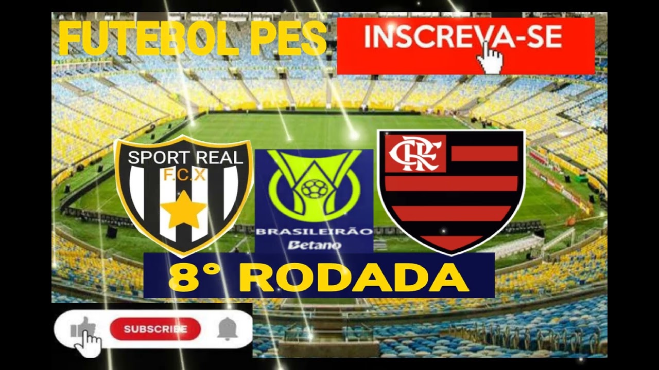 Nesse Domingo SPORT REAL X FLAMENGO pela 8° rodada do Brasileirão Série A 🇧🇷 Futebol PES ppsspp 