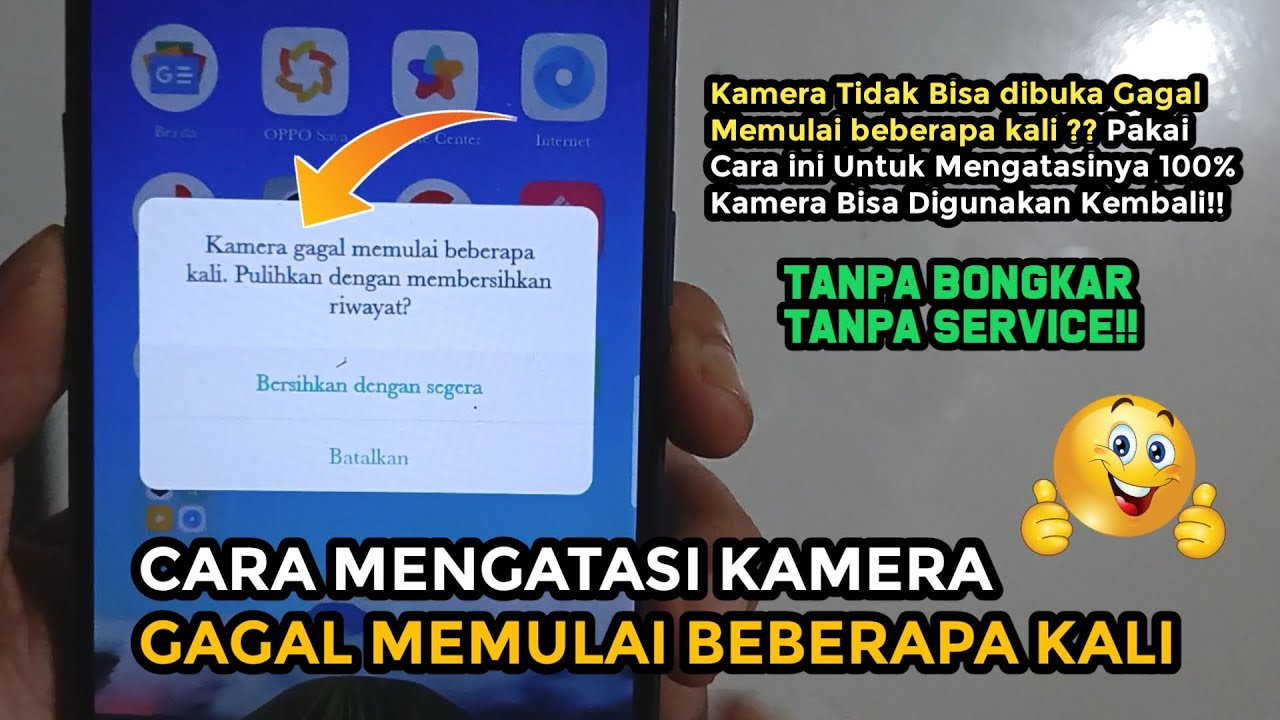 Cara Mengatasi Kamera Gagal Memulai Beberapa Kali Pulihkan Dengan Membersihkan Riwayat di Hp Android