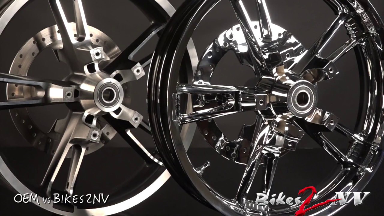 Chrome Plated Rims by Bikes2NV - Street & Road Glide