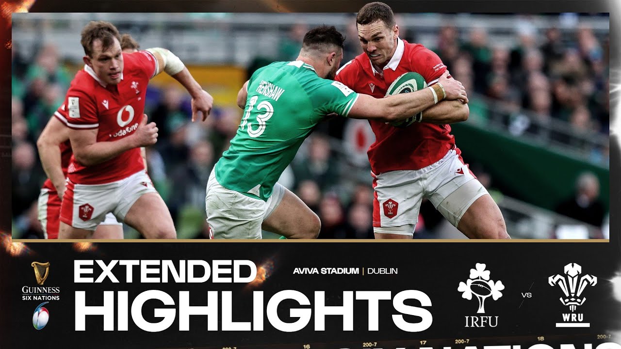BONUS POINT WIN 👏 | EXTENDED HIGHLIGHTS | IRELAND V WALES | 2024 GUINNESS MEN'S SIX NATIONS RUGBY