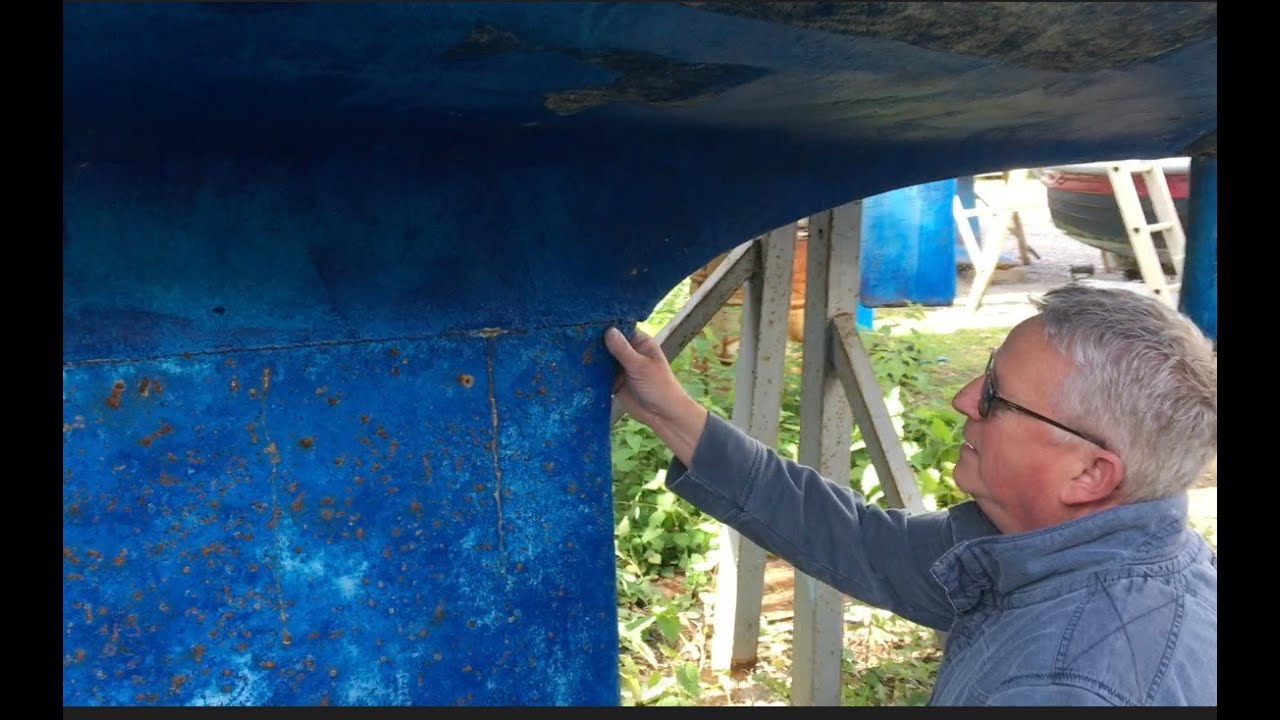 This keel needs a good clean – and how to inspect your boat with a hammer