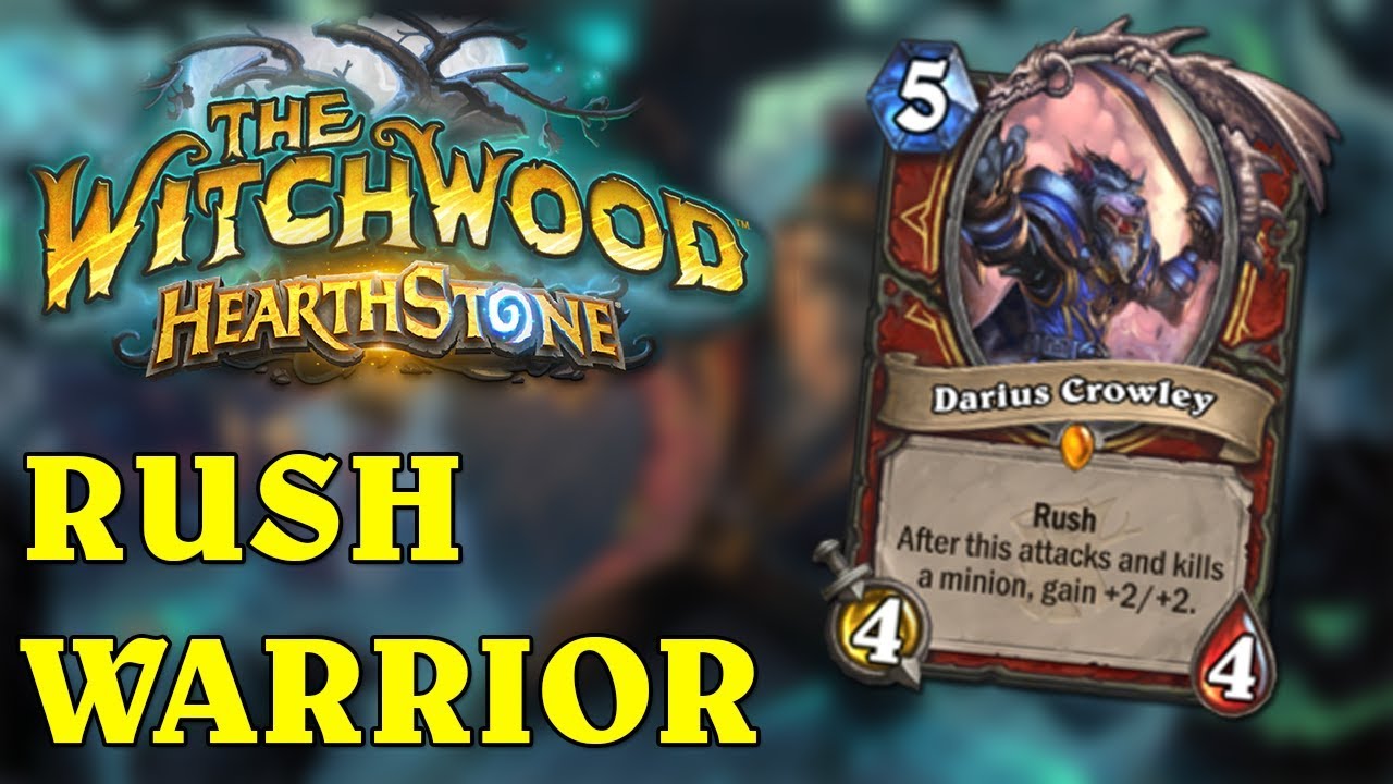 Hearthstone | Rush Warrior (Witchwood Warrior Deck)
