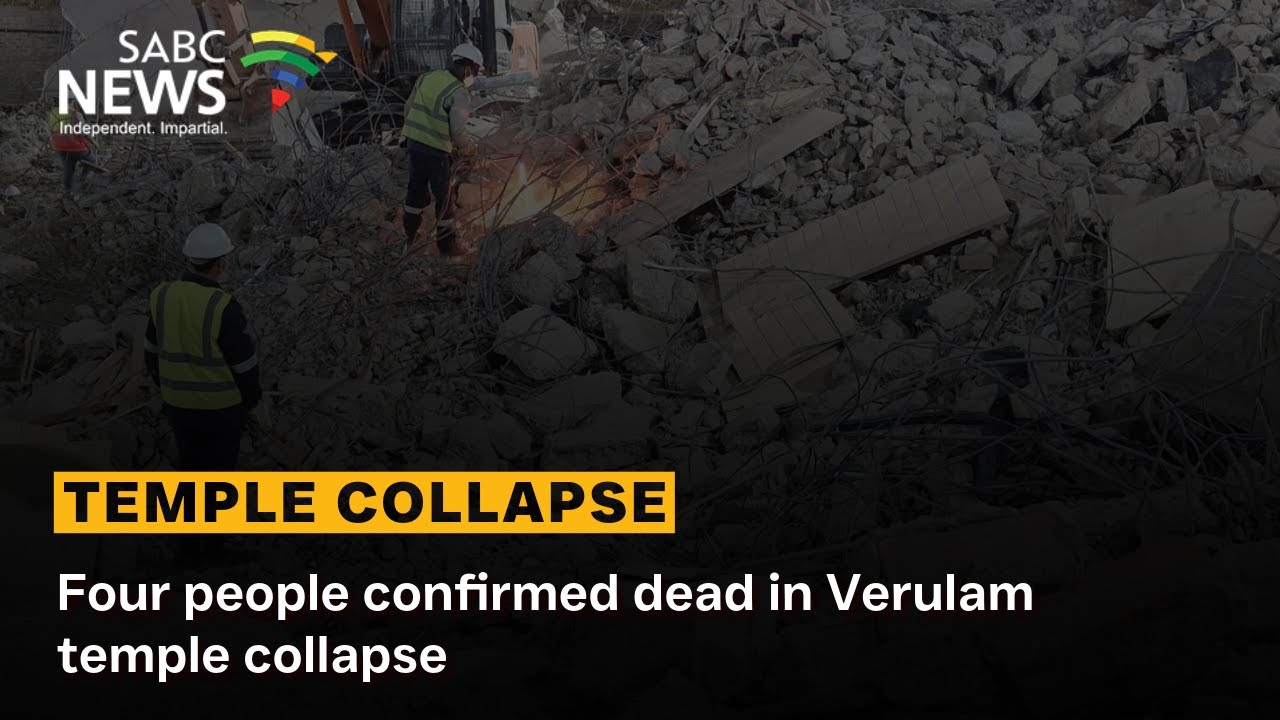 Four people confirmed dead in Verulam temple collapse