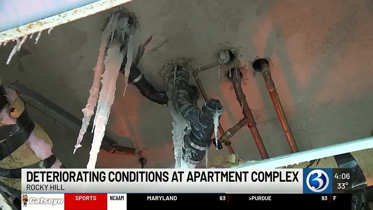 Rocky Hill tenants without hot water for over a week after pipes burst