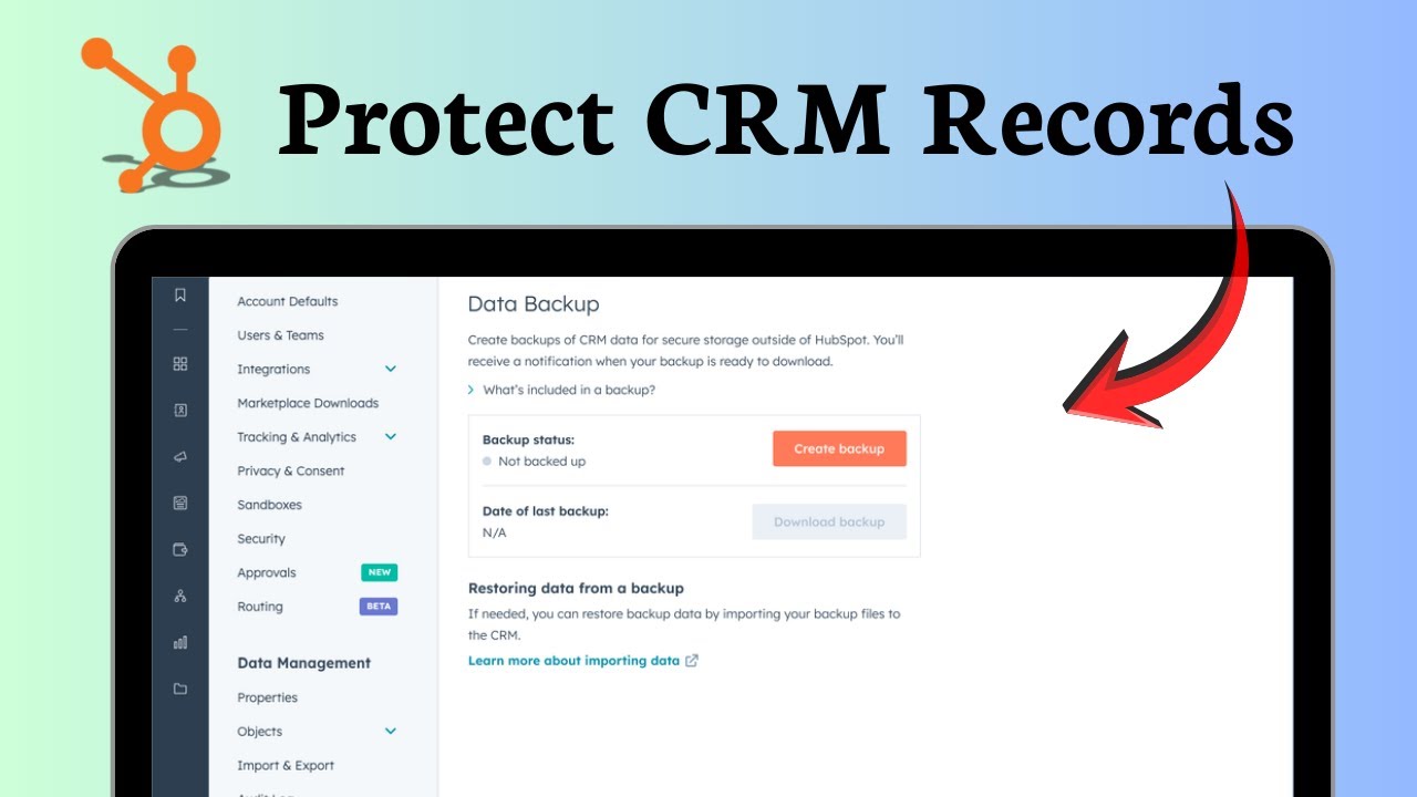 How to create CRM backup in HubSpot (Record Safeguard)
