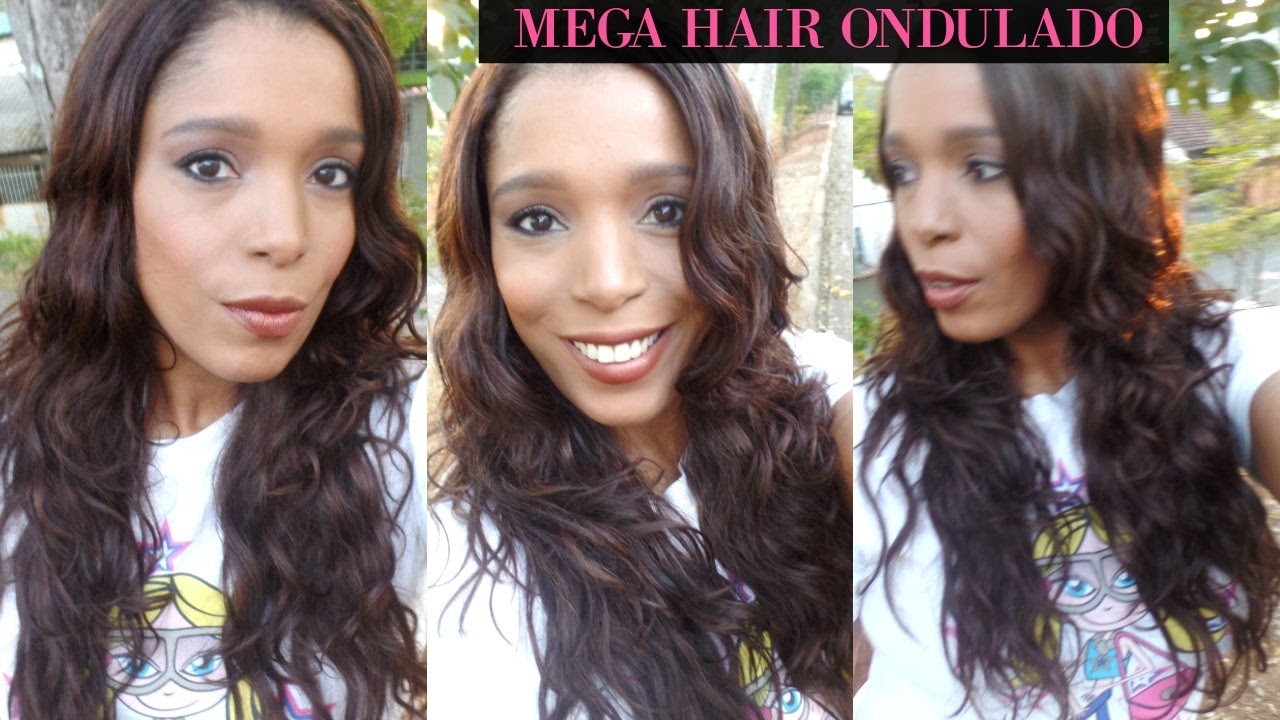 Como Cuidar do Mega Hair| Produtos para Cabelo Ondulado| Mega hair ondulado