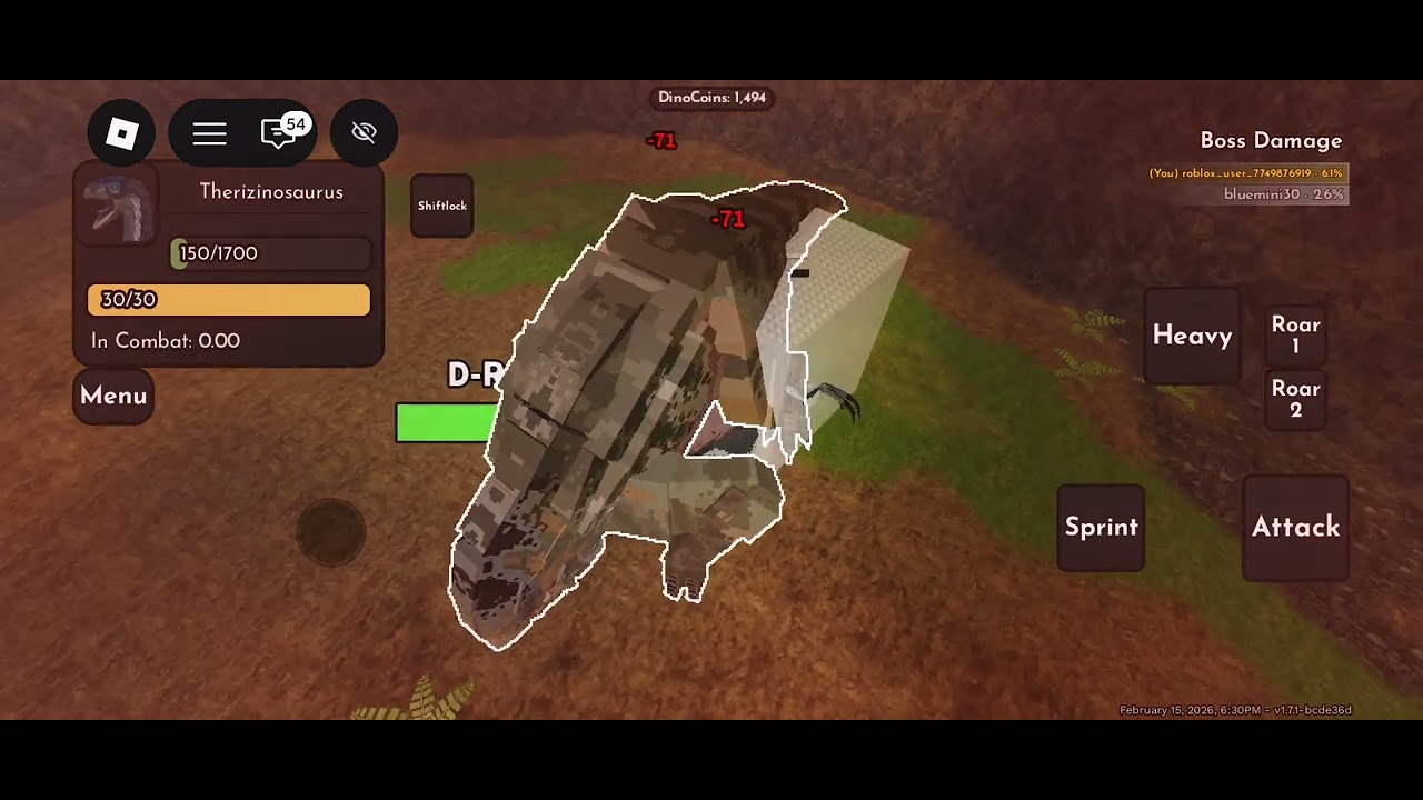 Playing Jurassic blocky on a new map (part 2)