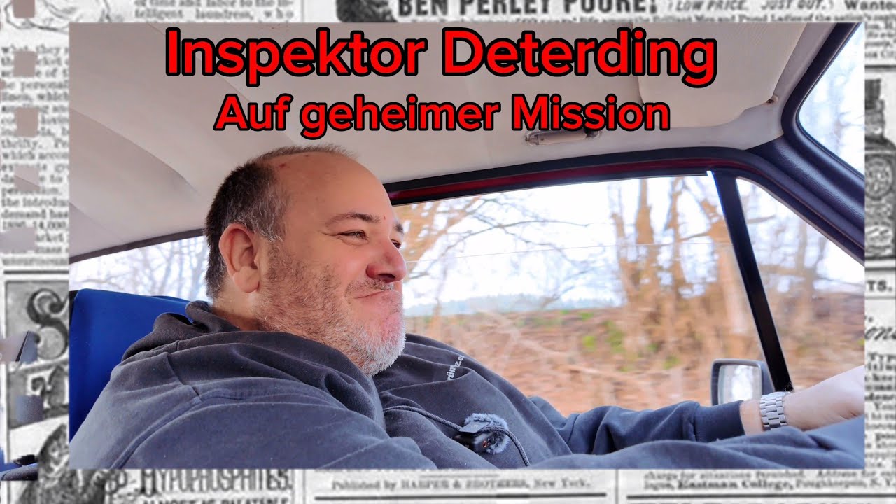 Inspektor Deterding auf dem weg zum Baumarkt