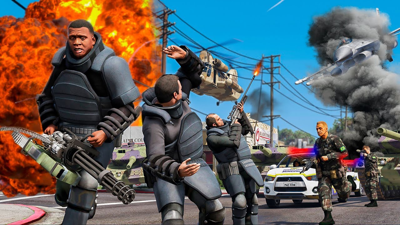 TENTEI SOBREVIVER AO MODO IMPOSS&Iacute;VEL DO GTA 5 - ModHist&oacute;ria #34