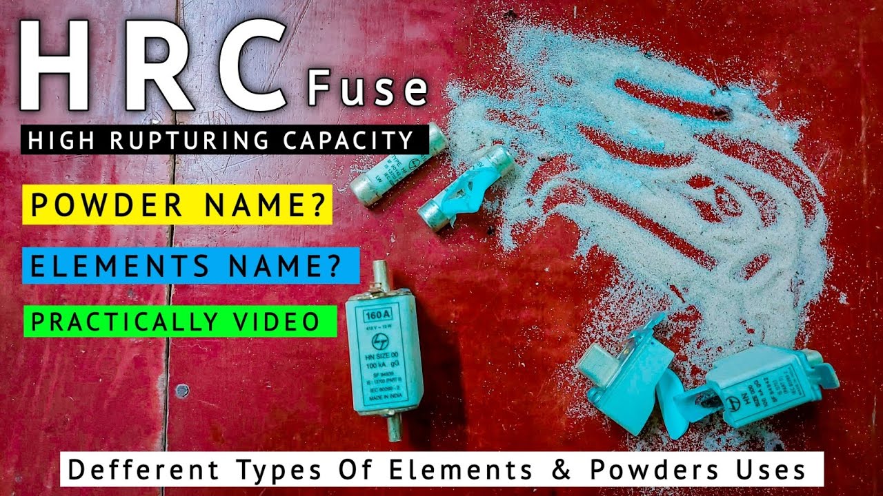 🟢HRC Fuse | Elements & Powders Name | Defferent Types Of Elements & Powders Uses | Practical Video