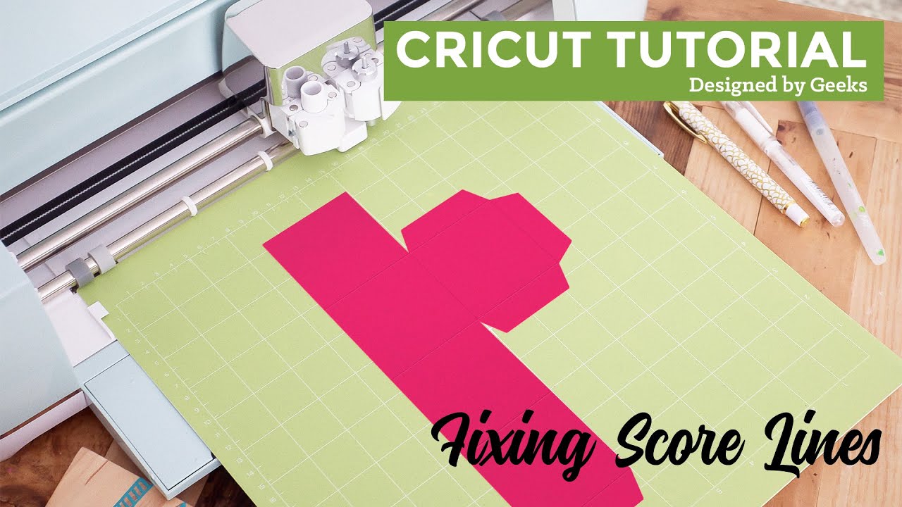Fixing Score Lines in Cricut