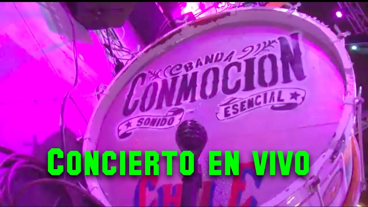 Banda Conmocion (concierto completo) en HD Chile, fiesta popular latinoamericana 